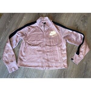 Nike Sportswear Girls Full Zip Hoodie Jacket Hip Hop Sz XL Pink Youth Fun